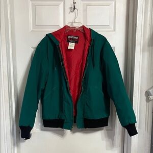 Vintage Walls Blizzard Pruf Vibrant Green Outerwear